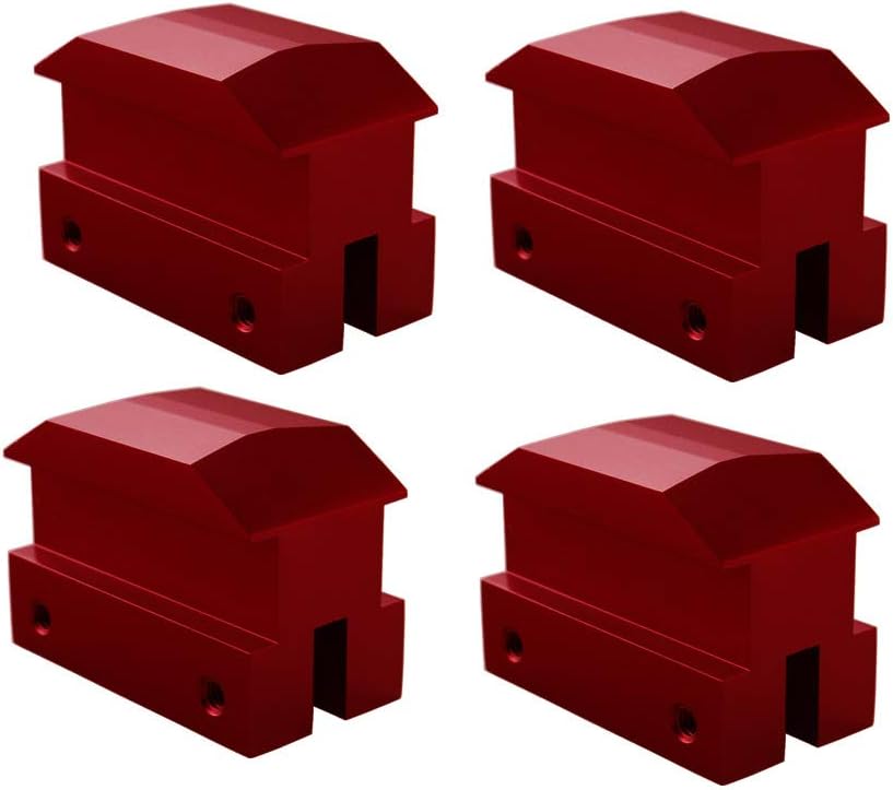 Billet Anodized Black Aluminum Floor Jack Lift Pads T472796