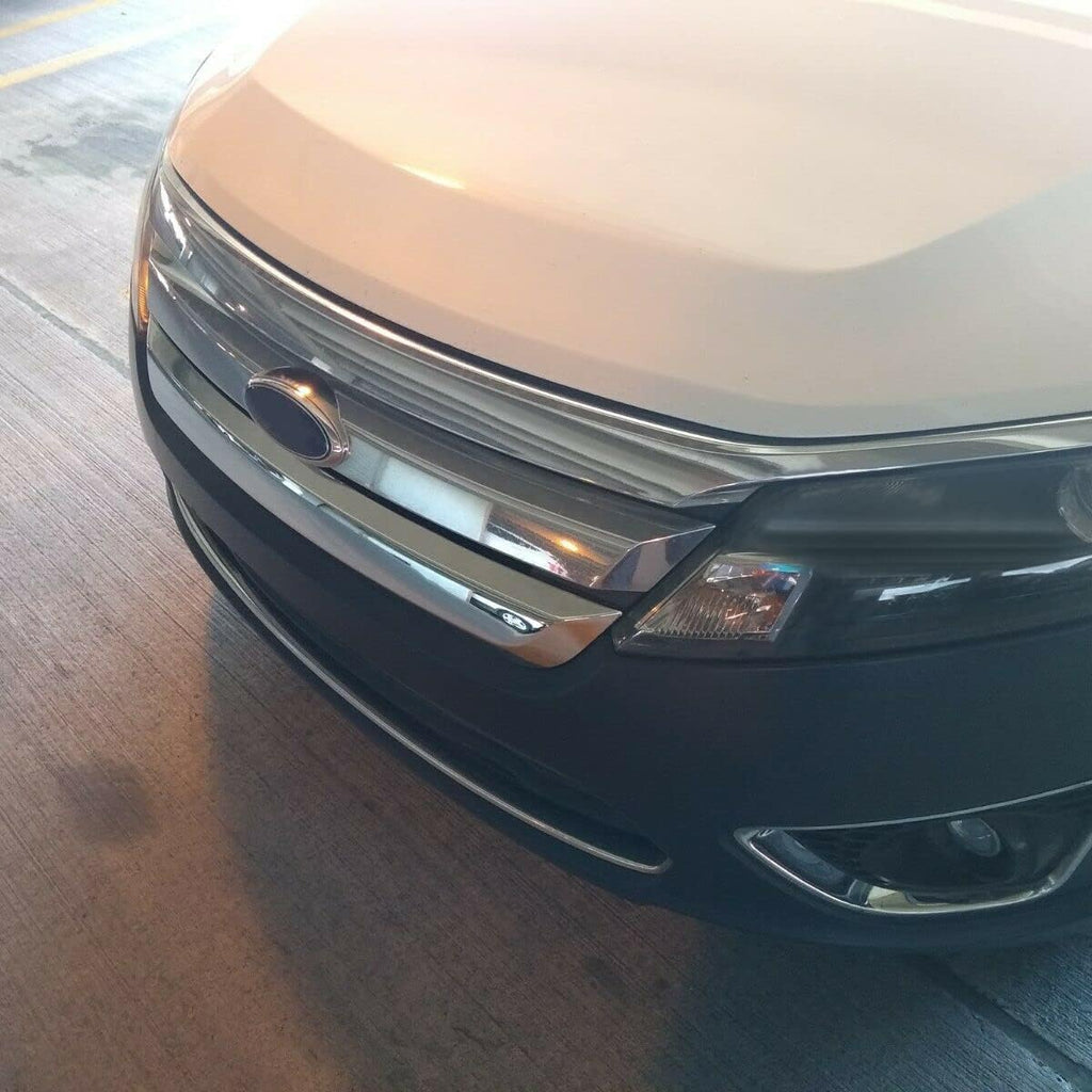 Chrome Front Lower Grille Grill Trim Molding for Ford Fusion 2010-2012, Pack of 2 S51800