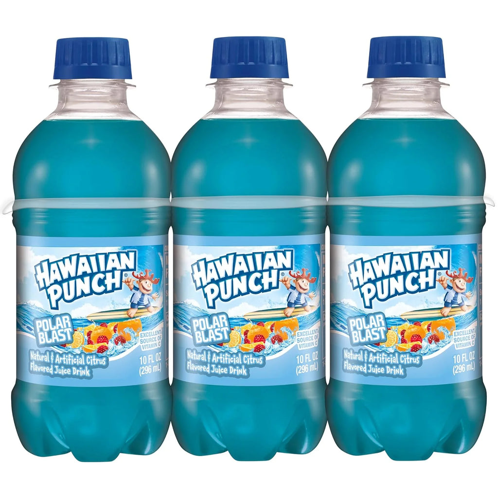 Hawaiian Punch Polar Blast Juice, 10 Fluid Ounce, 6 Count Bottles V7609