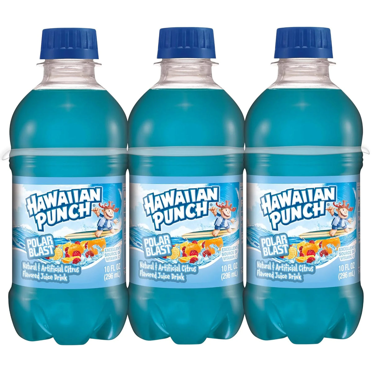 Hawaiian Punch Polar Blast Juice, 10 Fluid Ounce, 6 Count Bottles V7609