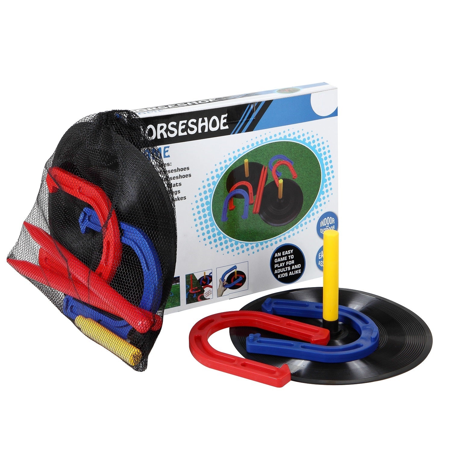 Rubber Horseshoes Game Set L354