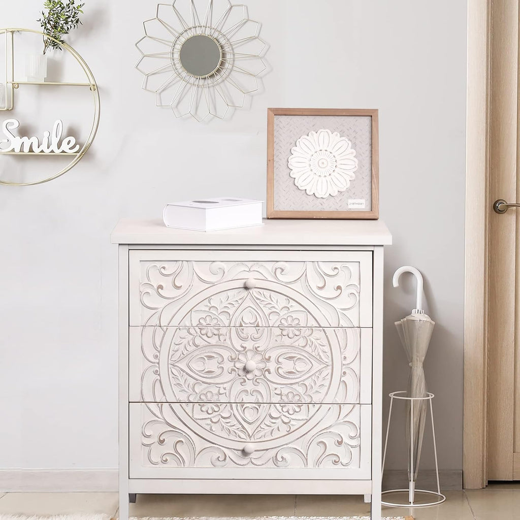 Farmhouse Buffet with Sliding Door Storage Cabinet H30625