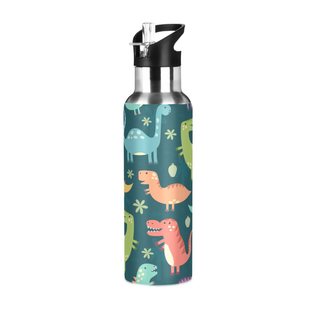 20 OZ Stainless Steel Vacuum Insulated Water Bottle with Straw Lid G419673