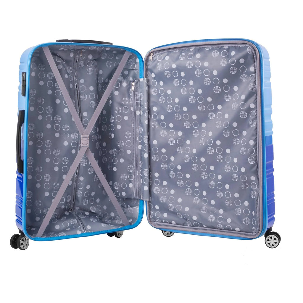 2-Piece Expandable Polycarbonate Spinner Set Blue W3447
