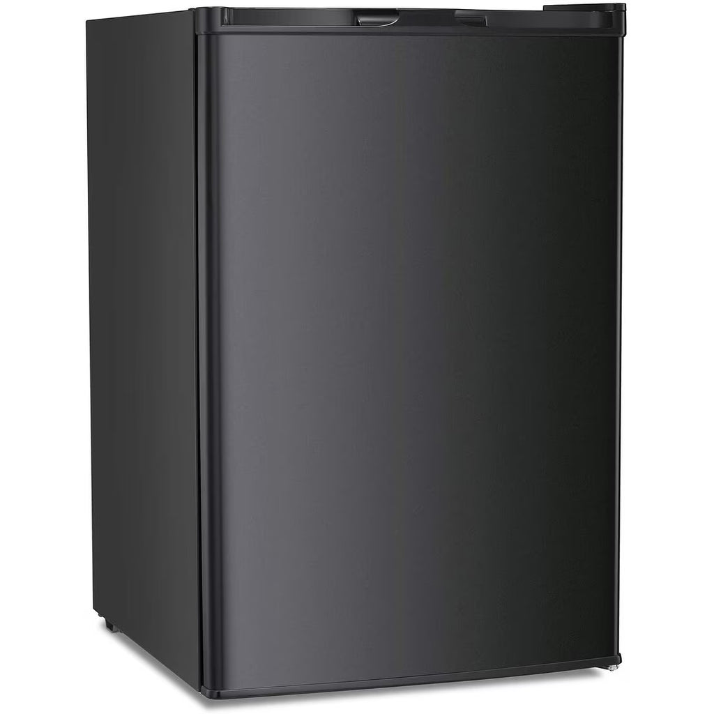 Compact Upright Freezer Stainless Steel Door Black O447678