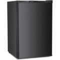 Compact Upright Freezer Stainless Steel Door Black O447678