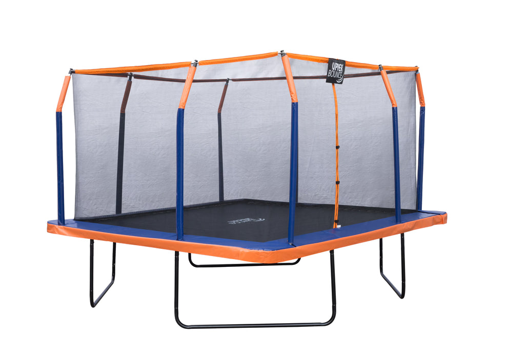12 x 12 FT Square Trampoline Set with Enclosure and Safety Pad A823015