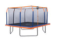 12 x 12 FT Square Trampoline Set with Enclosure and Safety Pad A823015