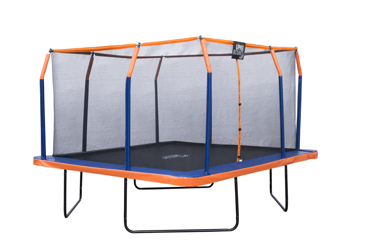 12 x 12 FT Square Trampoline Set with Enclosure and Safety Pad A823015
