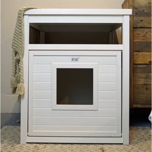 White Jumbo Litter Box Enclosure W2977