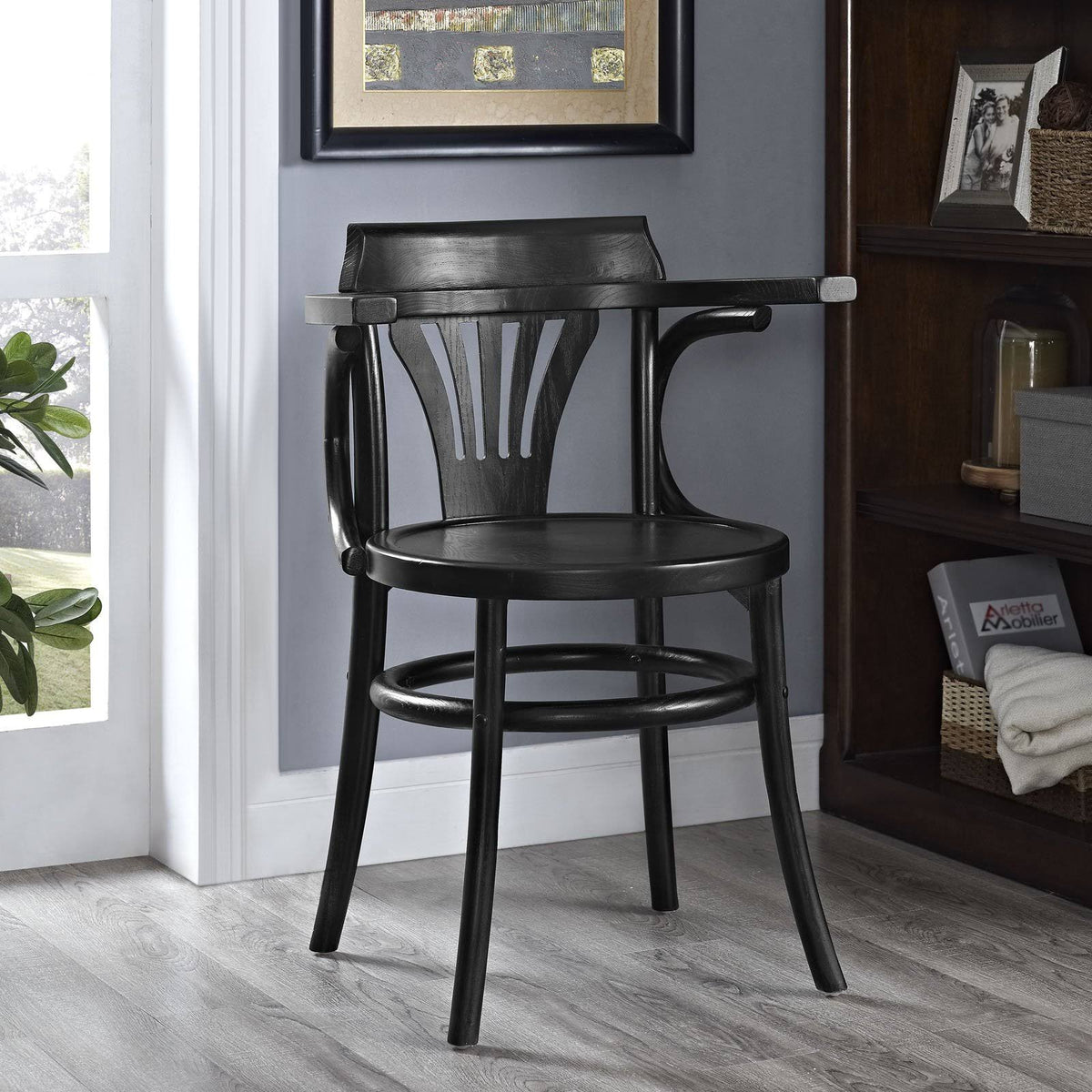 Walnut Dining Side Chair W65094