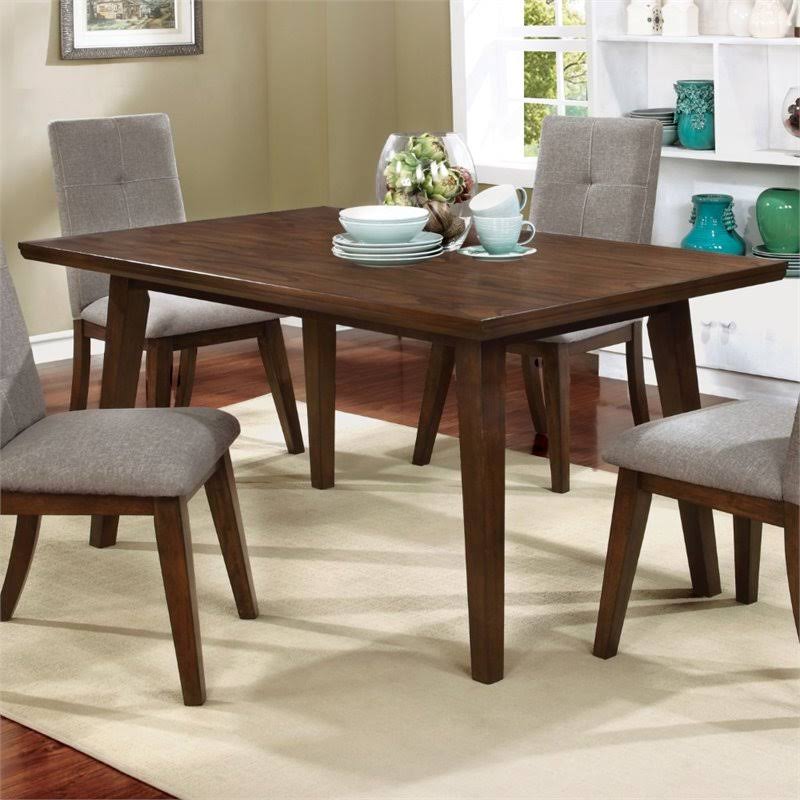 Walnut Rectangle Wood Dining Table G365817