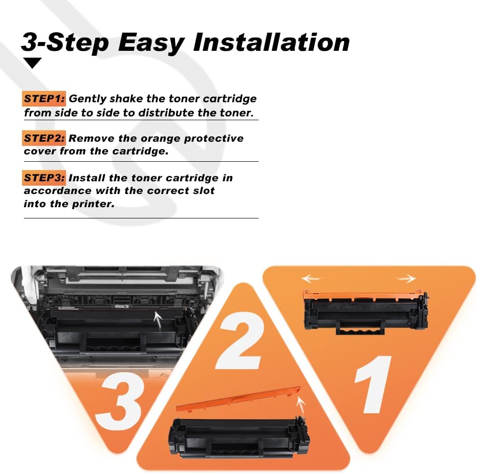 Compatible Toner Cartridge Replacement for HP 134A Black Pack of 2 S725067