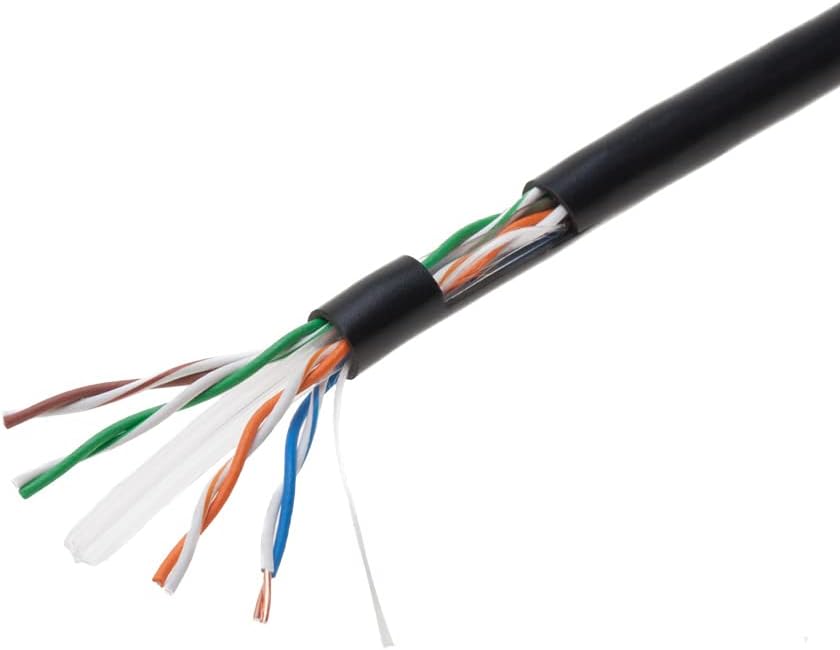 1000ft CAT6 Solid Ethernet Cable UTP 23AWG Bulk (Orange) N3489