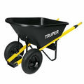6 Cu. ft. Poly Tray Landscaper Wheelbarrow with Steel Handles R77396