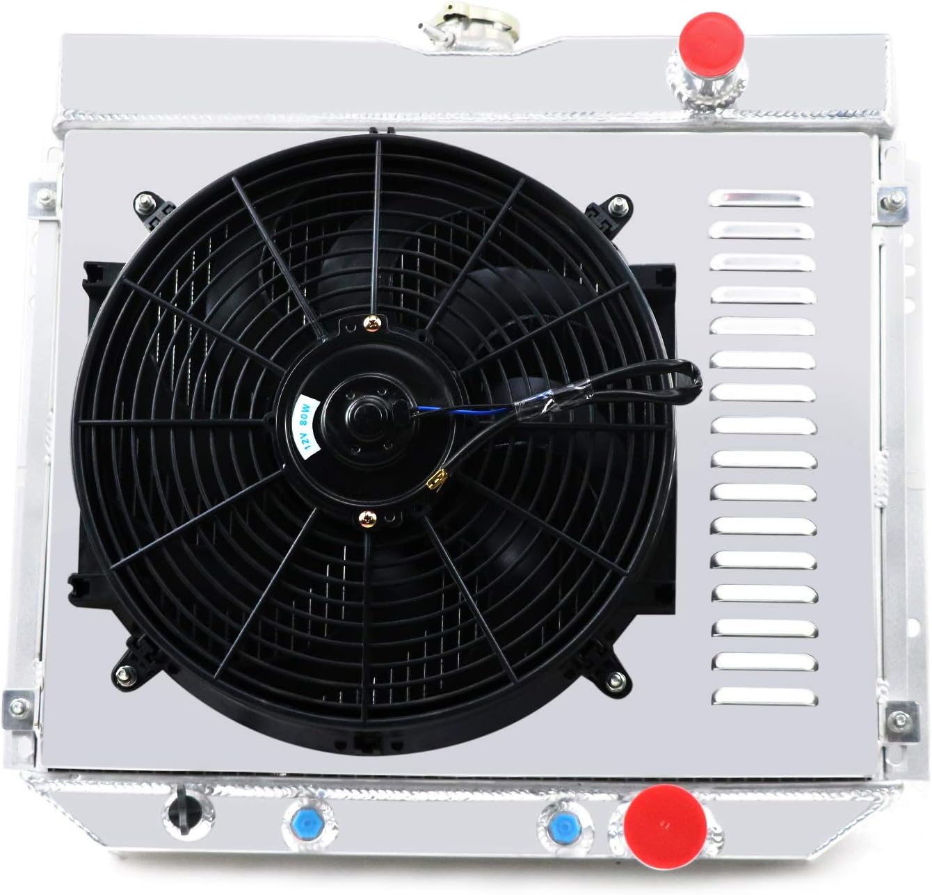 3 Row Aluminum Radiator with Shroud and 14inch Fan K78151