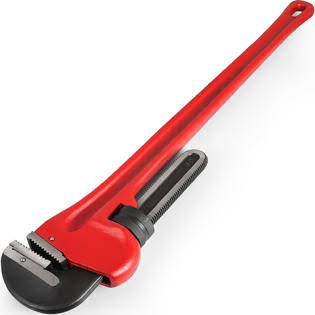 60x22 Cast Iron Straight Pipe Wrench I690620