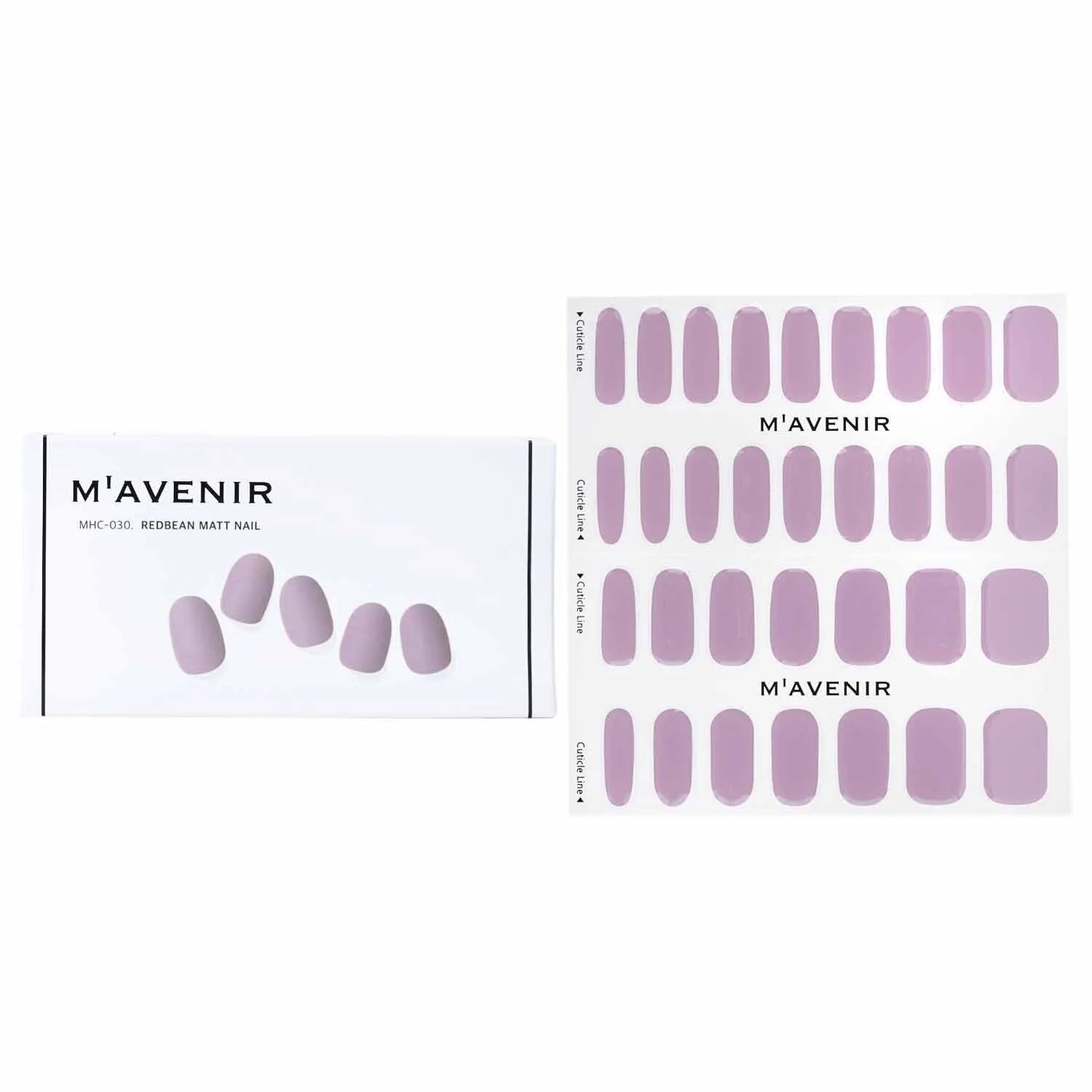 Purple Nail Sticker 32pcs K21526