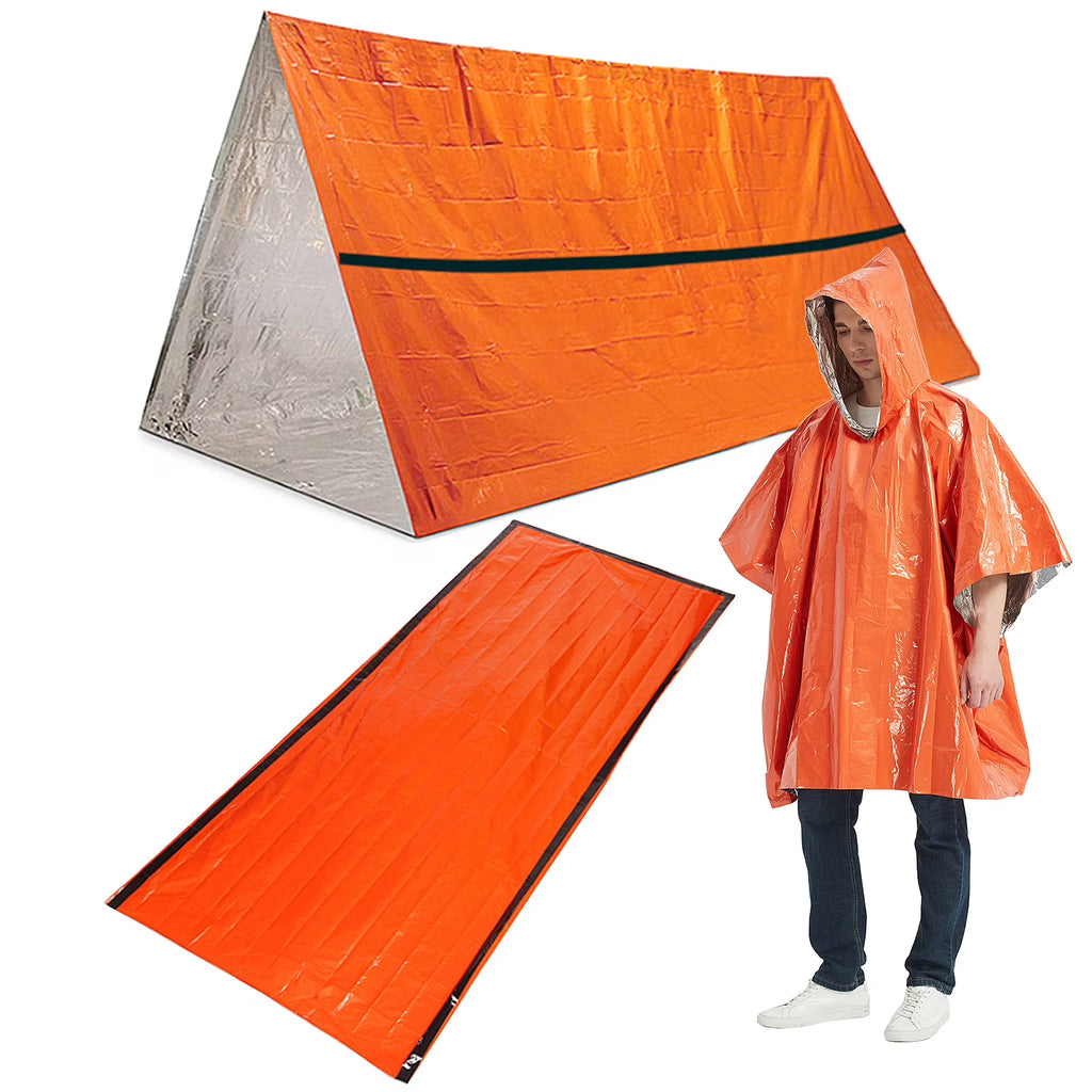 Outdoor Waterproof Thermal Raincoat Poncho Z911