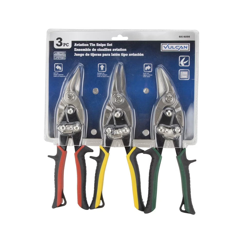 Chrome Serrated Aviation Snip U4527