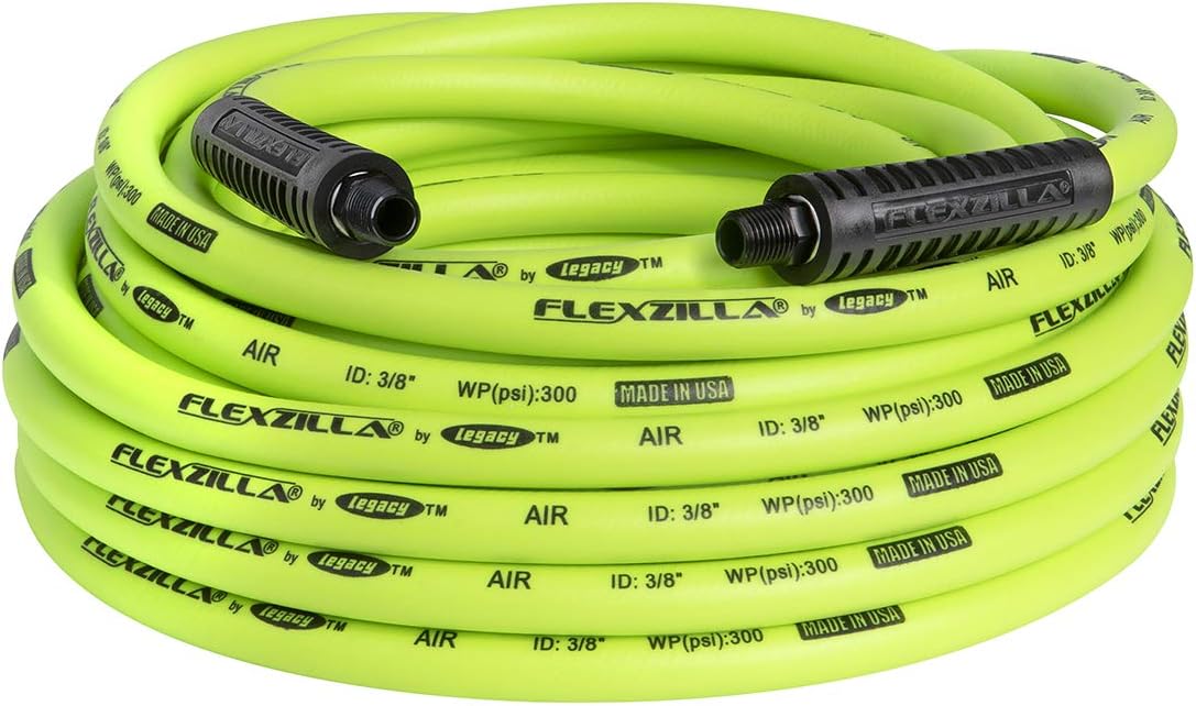 3/8 in. x 50 ft. Hybrid Air Hose with 1/4 in. MNPT Fittings, Pack of 2 R52860