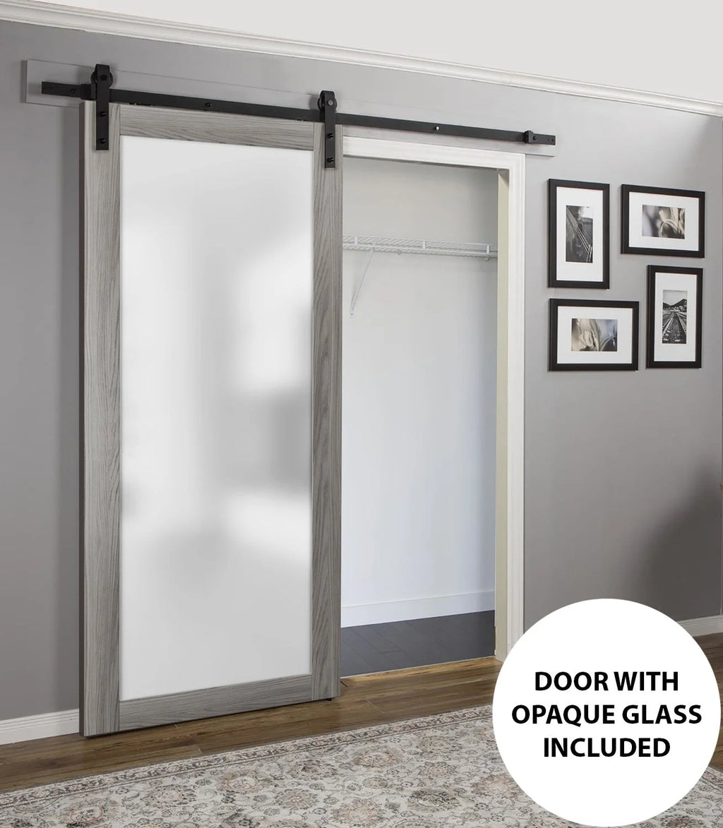 Sliding Barn Glass Door 28 x 80 C61761
