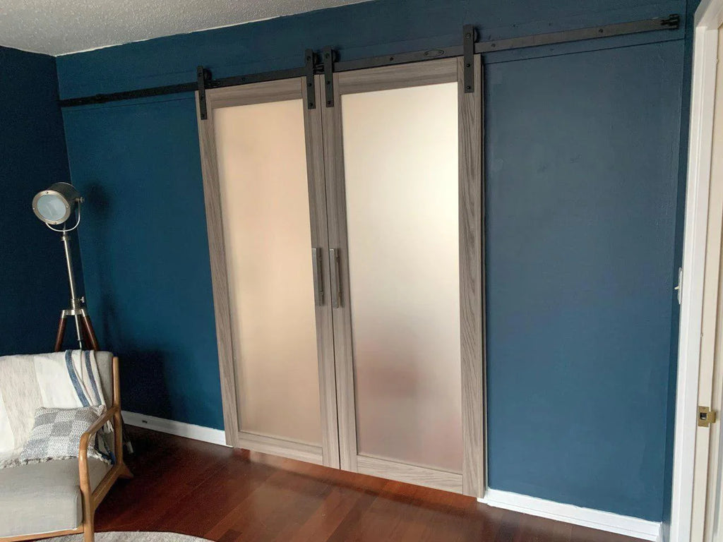 Sliding Barn Glass Door 28 x 80 C61761