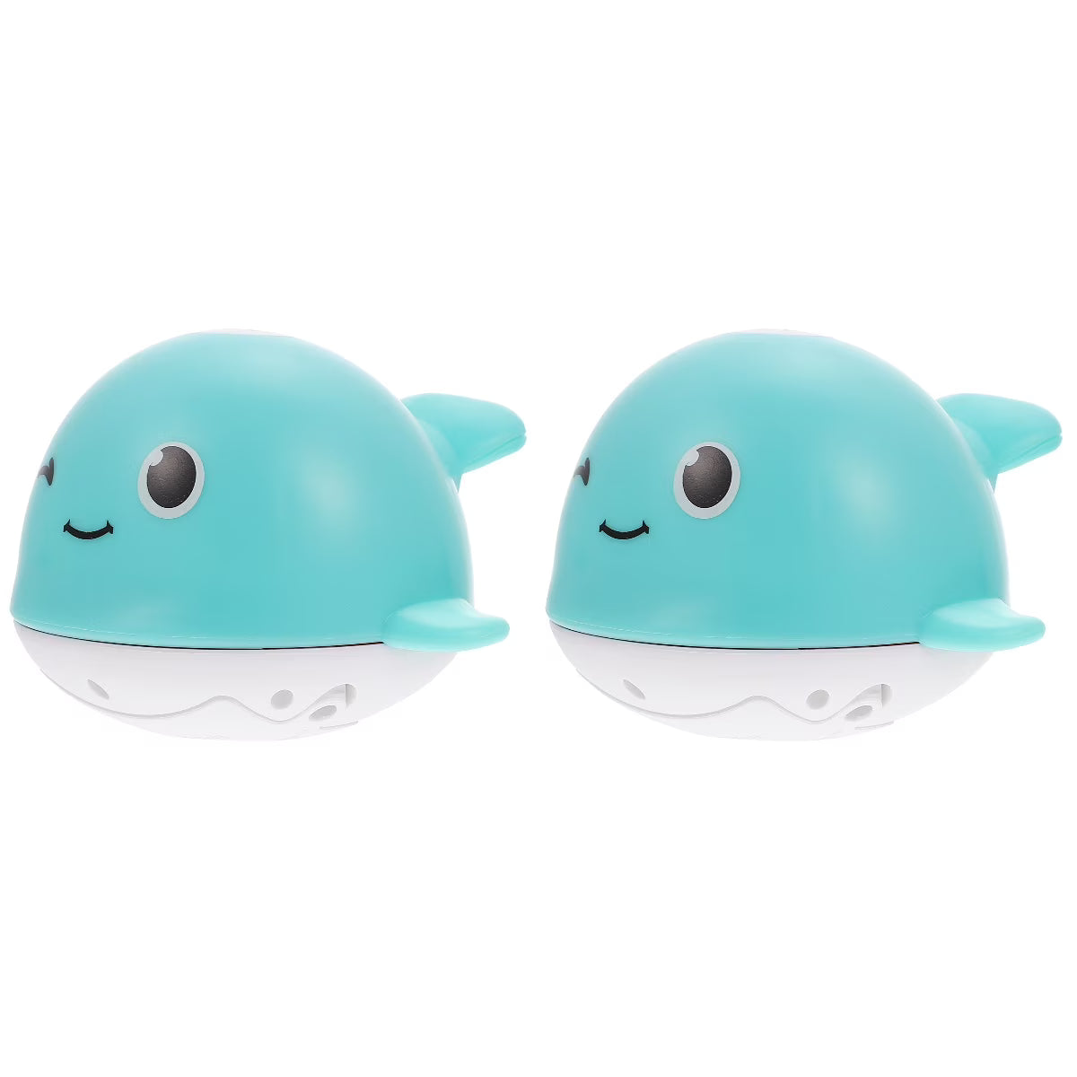 2 Pcs Spouting Whale Bath Tub Toy F6867