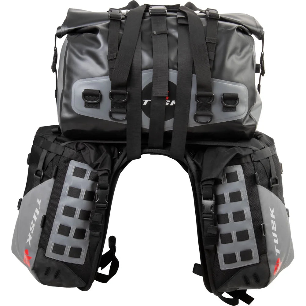 Rackless Luggage System with Medium Dry Duffel Tail Bag Standard Heat Shield X30074