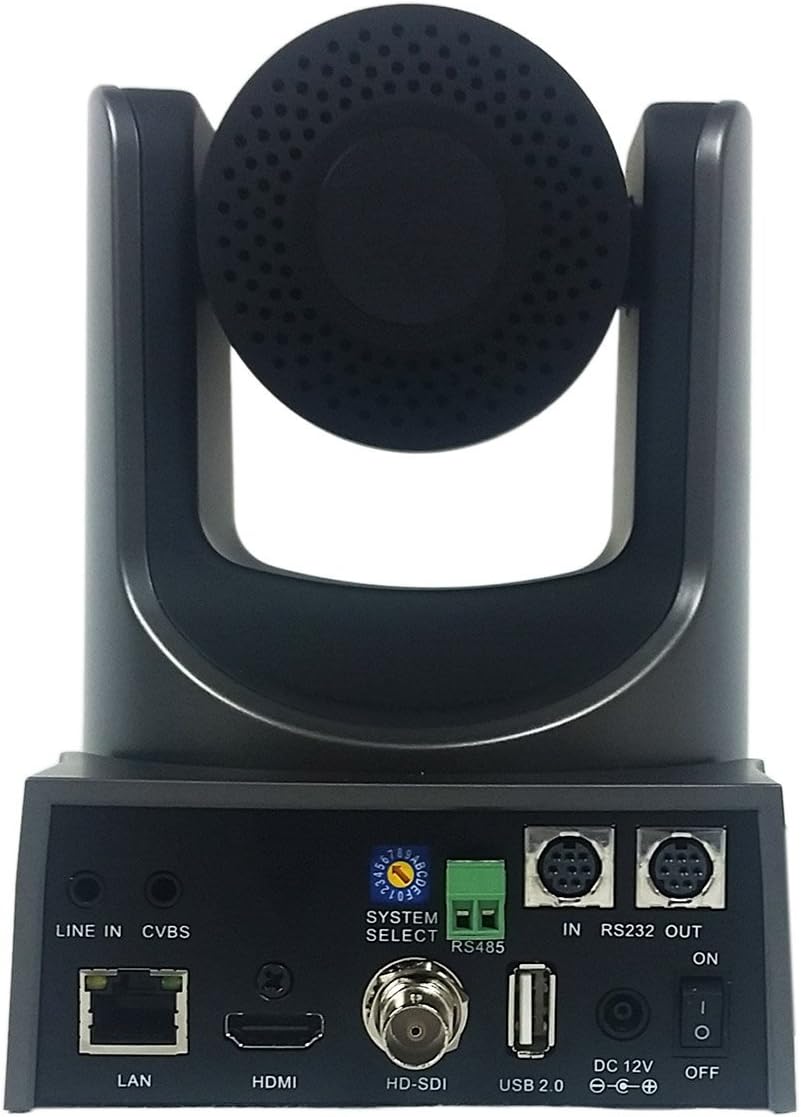 Gray PTZ IP Streaming Camera with HDMI and 3G-SDI Outputs S1754
