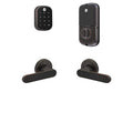 Touchscreen Deadbolt with Passage Levers E7409