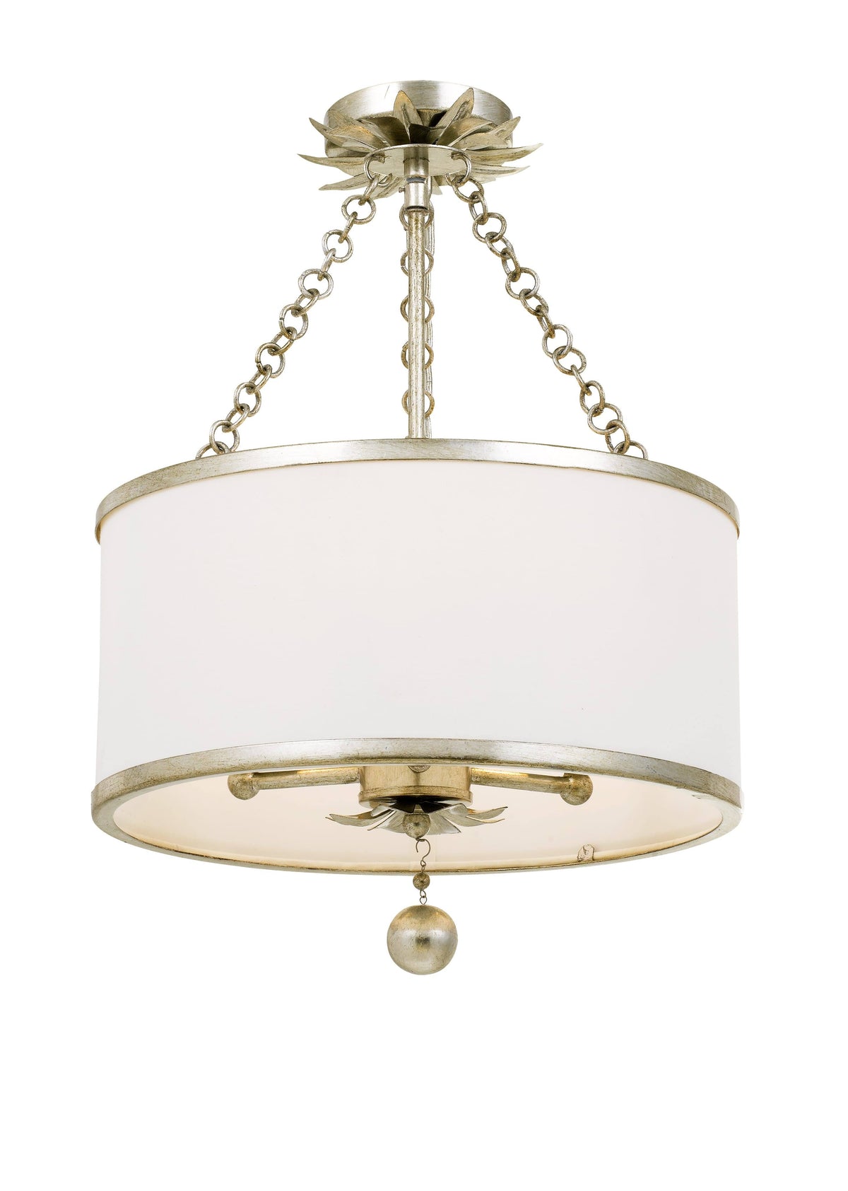 Antique Silver 3 Light Ceiling Mount L18862
