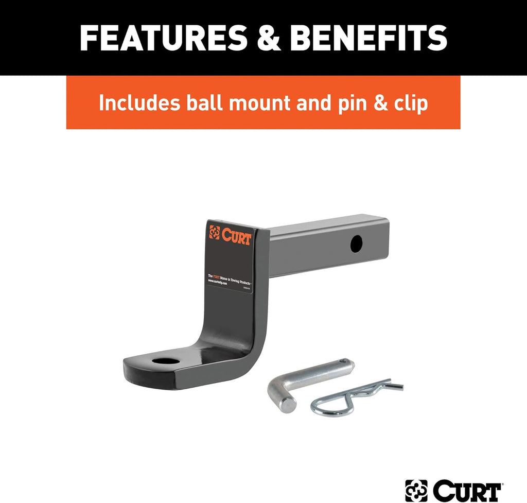 Class 1 Trailer Hitch with Ball Mount, 1-1/4-In Receiver I575