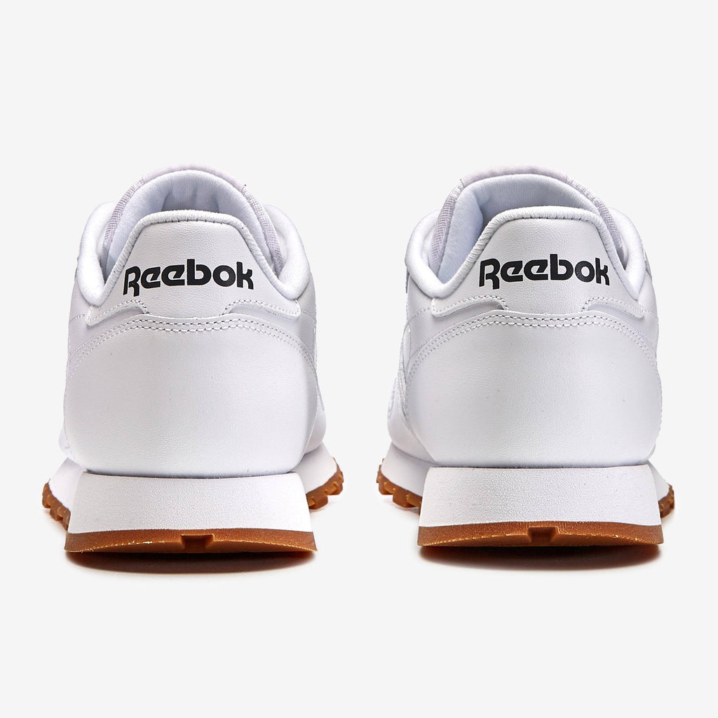 White Gum Leather Kids Shoes F300