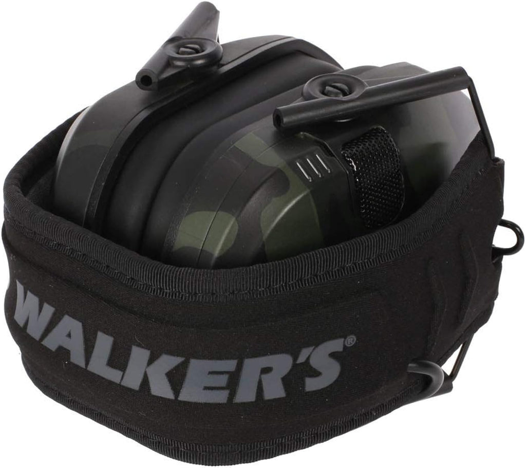 Razor Slim Electronic Shooting Muffs 3-Pack, Camo Black U395