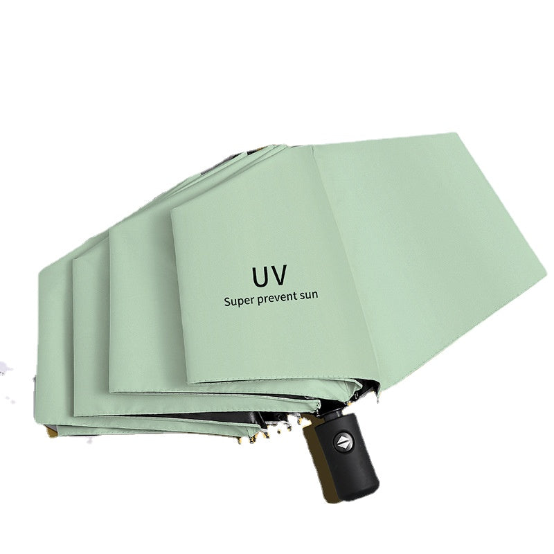 Windproof Travel Umbrella, Compact Automatic Folding Double Canopy Y56026