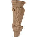 Small Acanthus Pilaster Wood Corbel, Cherry D7371