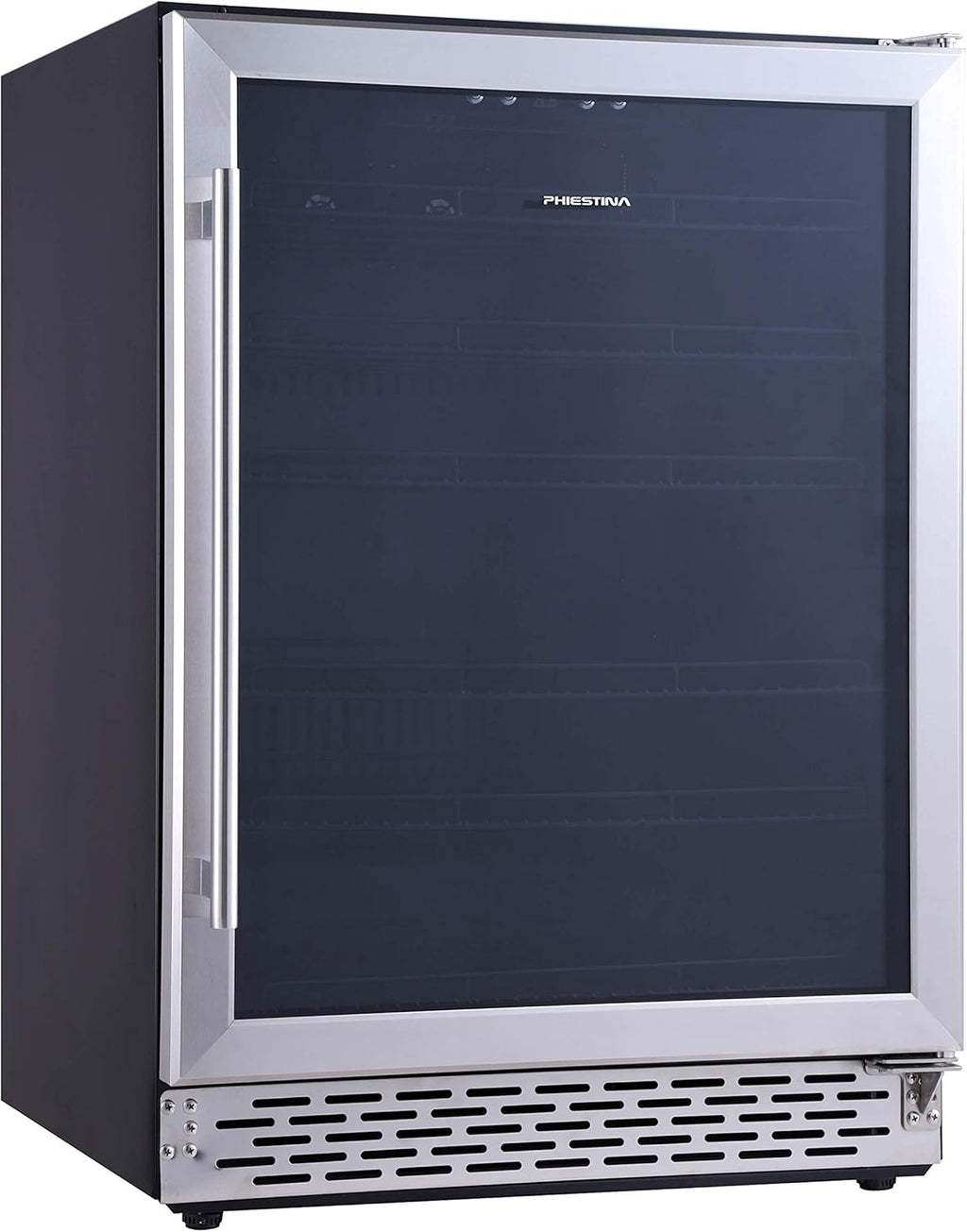 24 Inch 175 Can Built-in Beverage Cooler Refrigerator with Glass Door T182311