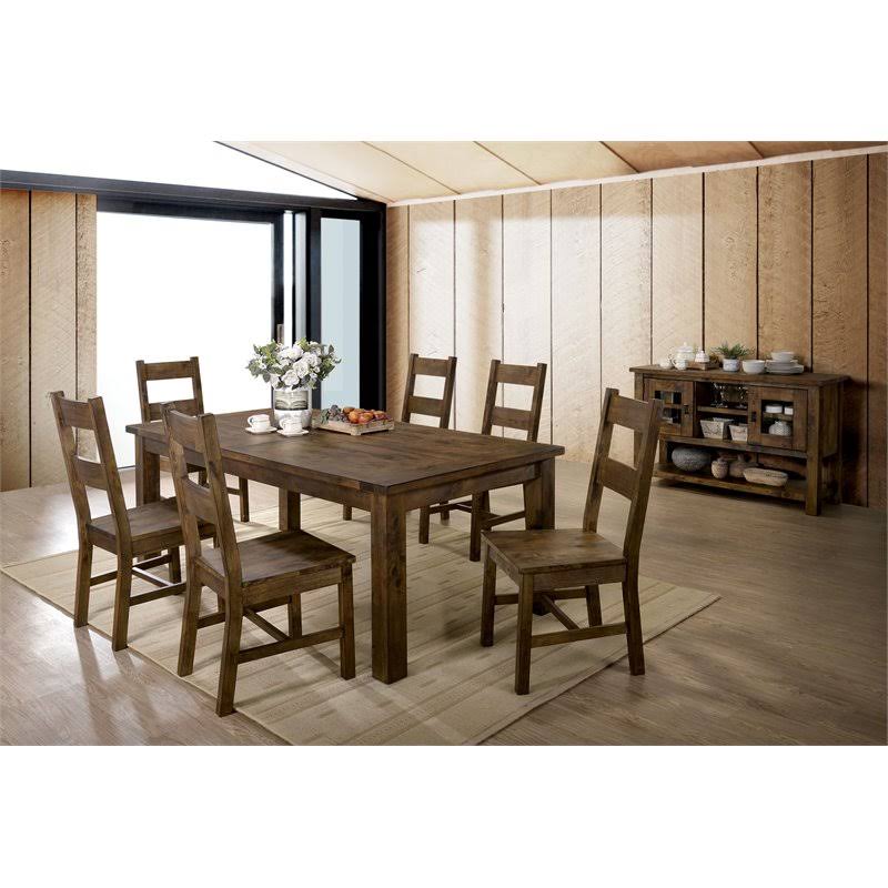 Rustic Oak Dining Table X80614