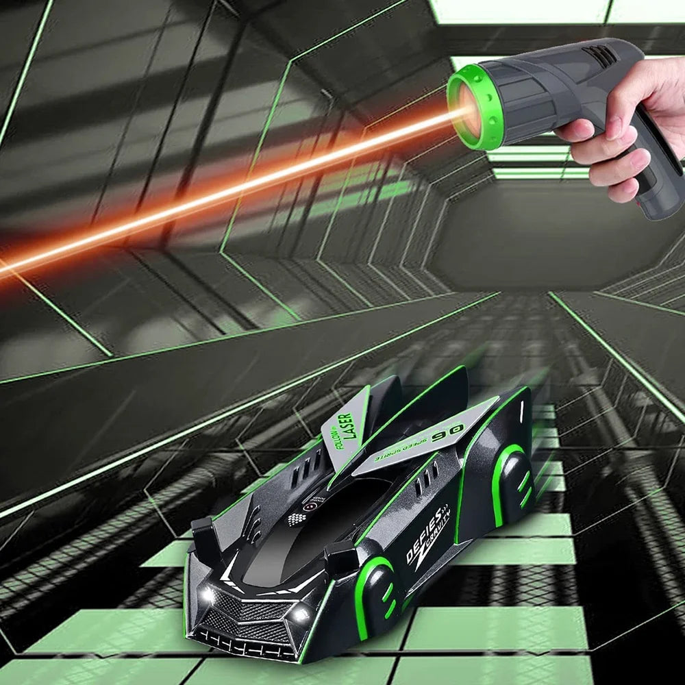 Rotating Stunt Toy Car with Rechargeable Headlights and Taillight P490