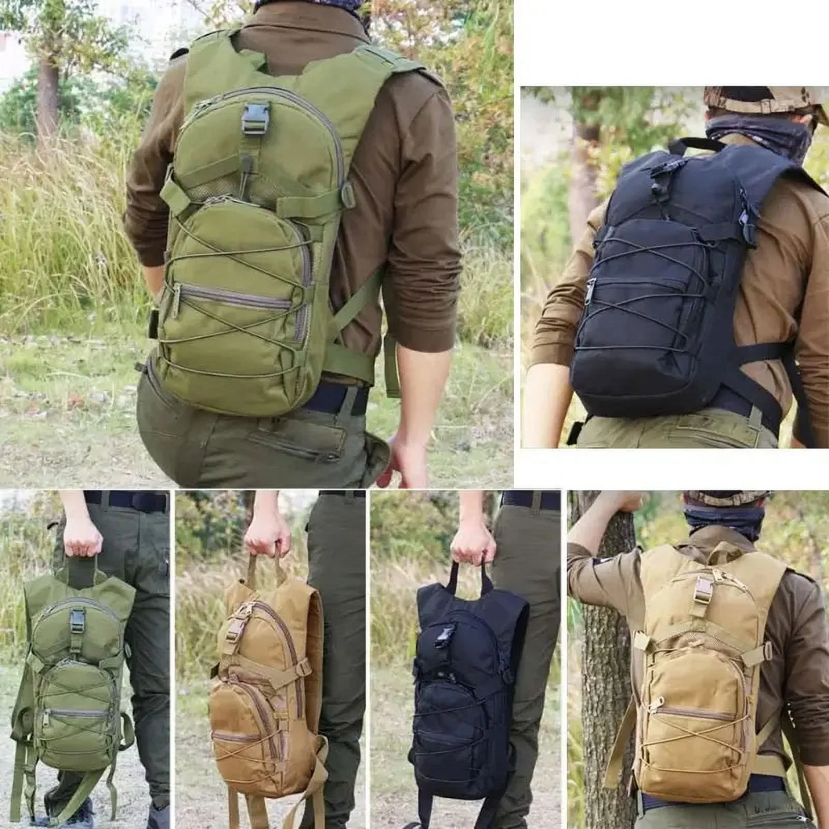 Molle Backpack Outdoor Sports Bicycle Backpacks Cycling Climbing Hiking Trekking Camping Bag S855992