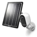 White 1080p Wireless Battery Security Camera with Outdoor Stand & Solar Panel R158354