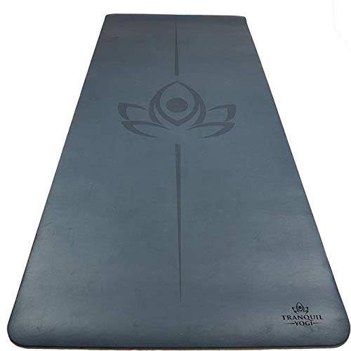 Natural Yoga and Exercise Mat with Carry Strap Y513