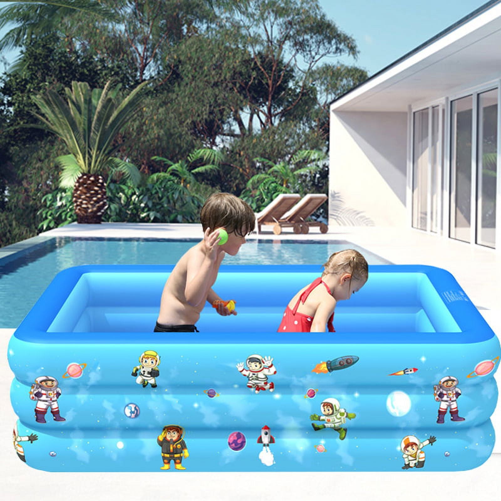 Large Children Cartoon Raft Swimming Pool O373