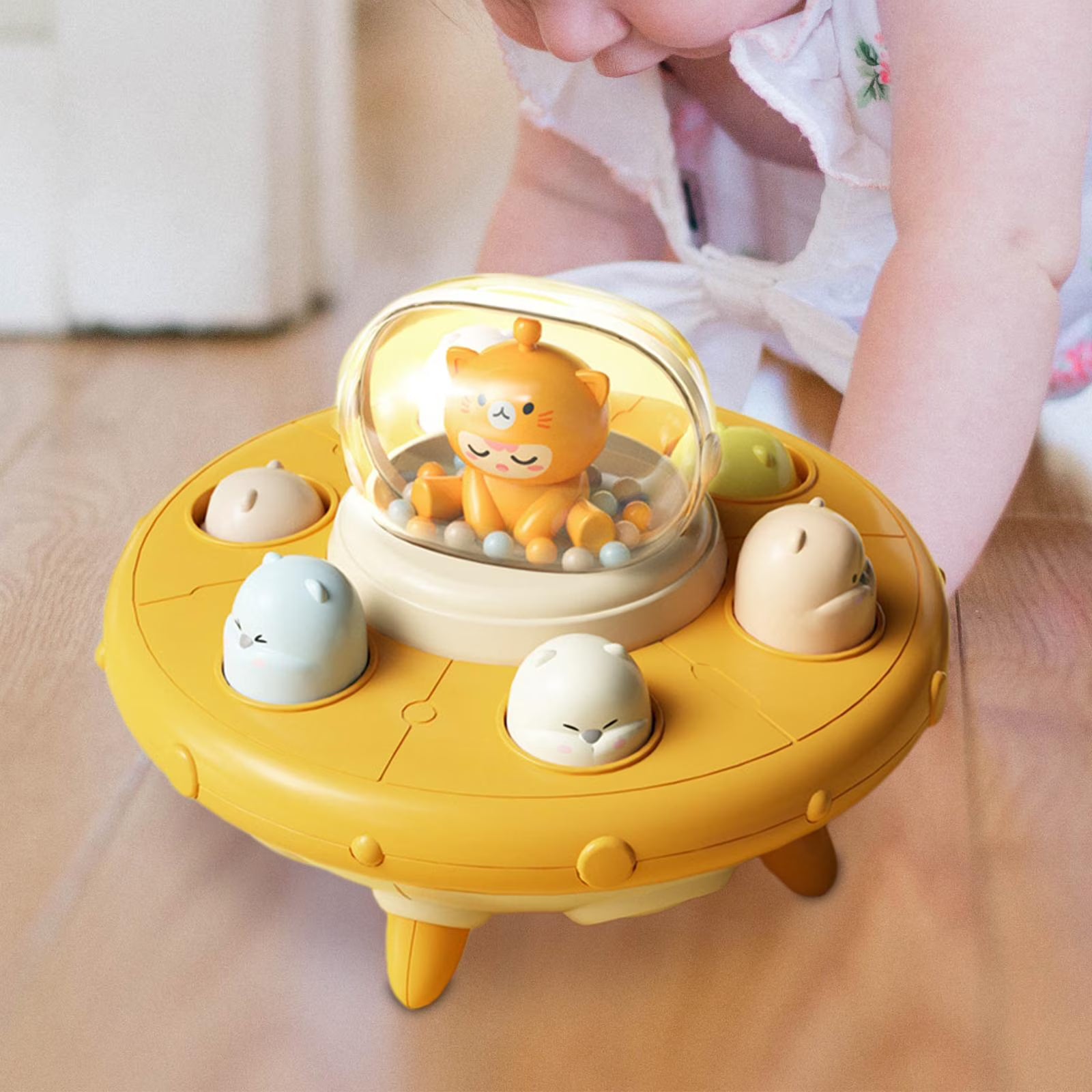 Yellow Hammering Pounding Toy G1806