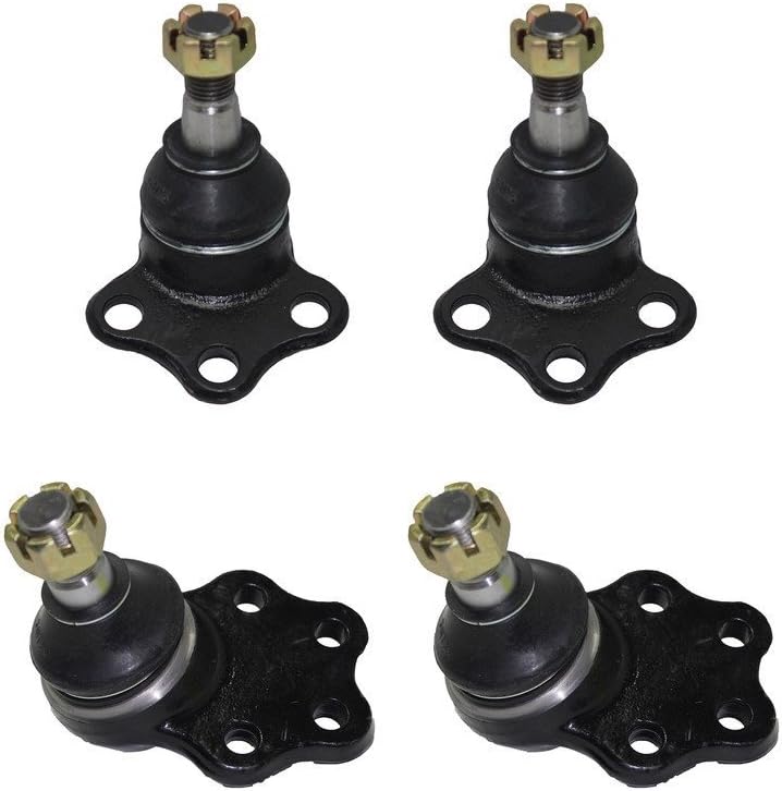 2WD Front Upper & Lower Suspension Ball Joints 4pc Set Q355