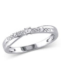 Diamond-Accent 10kt White Gold Promise Ring J662