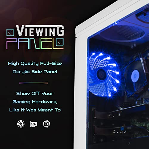 Intel Quad Core i5 3.2GHz 16GB RAM 120GB SSD 500GB HDD GT1030 2GB Graphics Card Wi-Fi Gaming Desktop Computer W210112