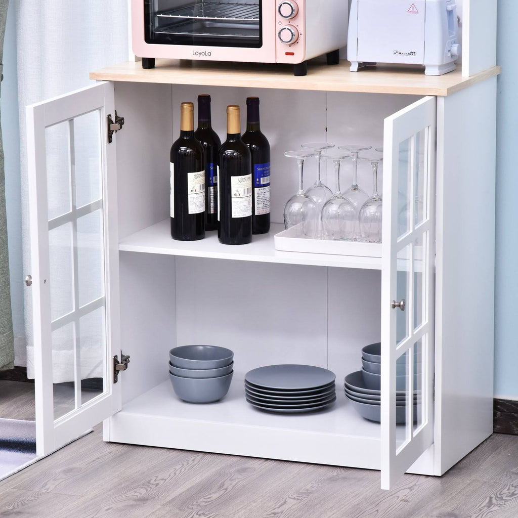 White Kitchen Pantry Cabinet Z98451
