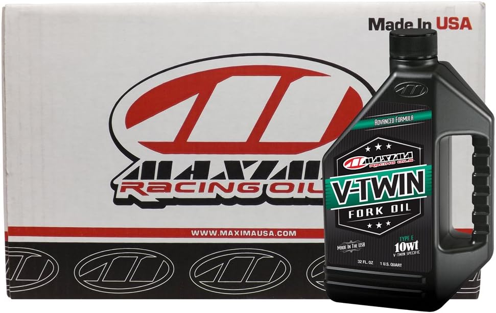 V-Twin Fork Oil 10wt 32 oz Bottle 4-Pack Y141